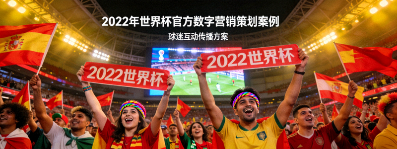 2022年世界杯官方数字营销策划案例 - 球迷在球场欢呼